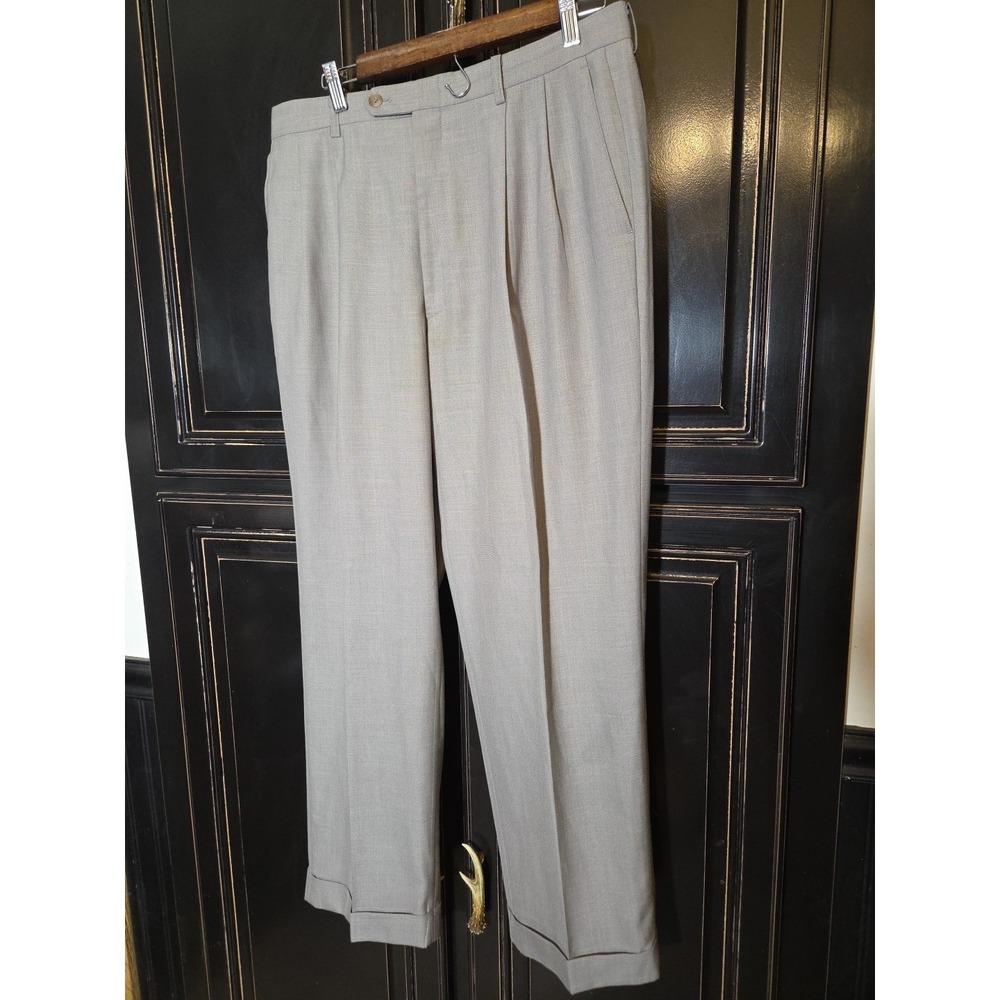 Ralph Lauren 34x32 Cuffed Dress Pants, Graduation, Church, Workwear, Preppy